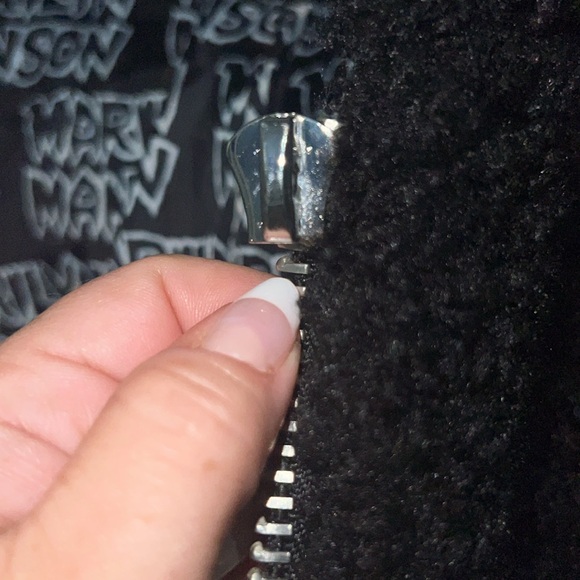 Dolls Kill x Marilyn Manson Graphic Black Jacket - Picture 4 of 4